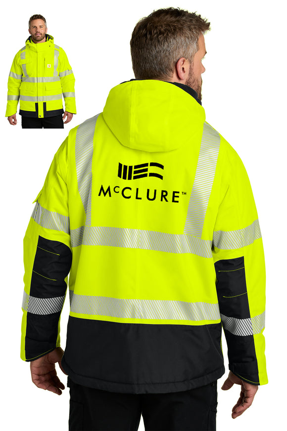 Jacket: Carhartt ANSI 107 Class 3 Waterproof Heavyweight Insulated