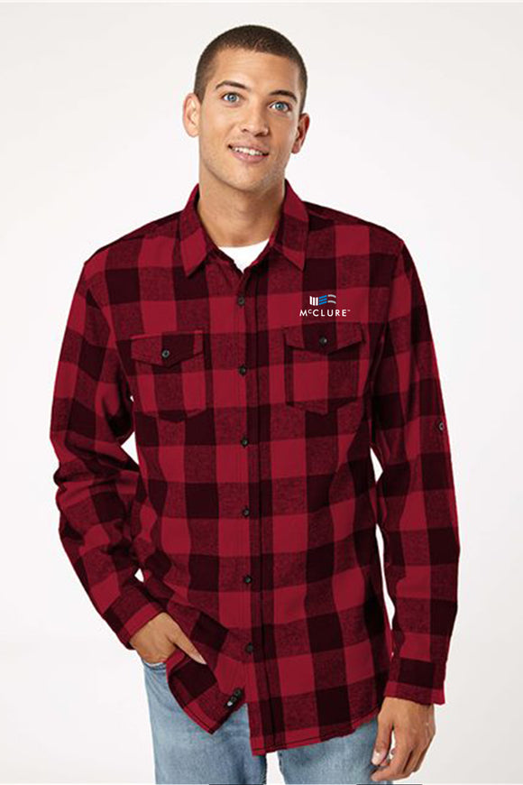 Long Sleeve Shirt: Burnside Yarn-Dyed Flannel