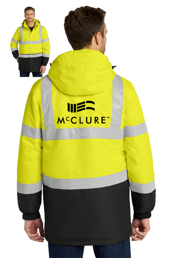 Jacket: PA ANSI 107 Class 3 Safety Heavyweight Parka