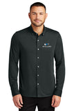 Long Sleeve Shirt: Mercer+Mettle Stretch Jersey
