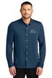 Long Sleeve Shirt: Mercer+Mettle Stretch Jersey