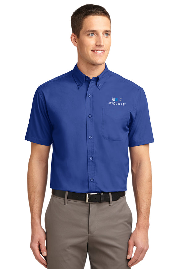 Short Sleeve Shirt: PA Men's Easy Care Shirt