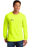 Safety: Long Sleeve T-Shirt w/pocket
