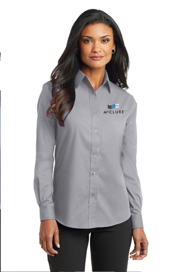 Long Sleeve Shirt: PA Women's Button Down