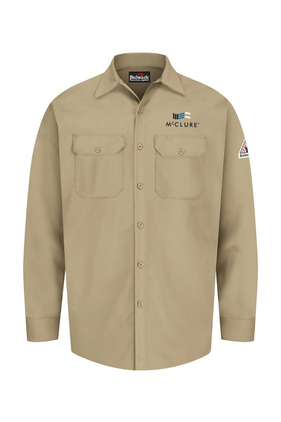 Safety: Bulwark Flame Resistant Excel Work Shirt LONG